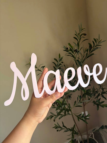 ACRYLIC NAME BACKDROP