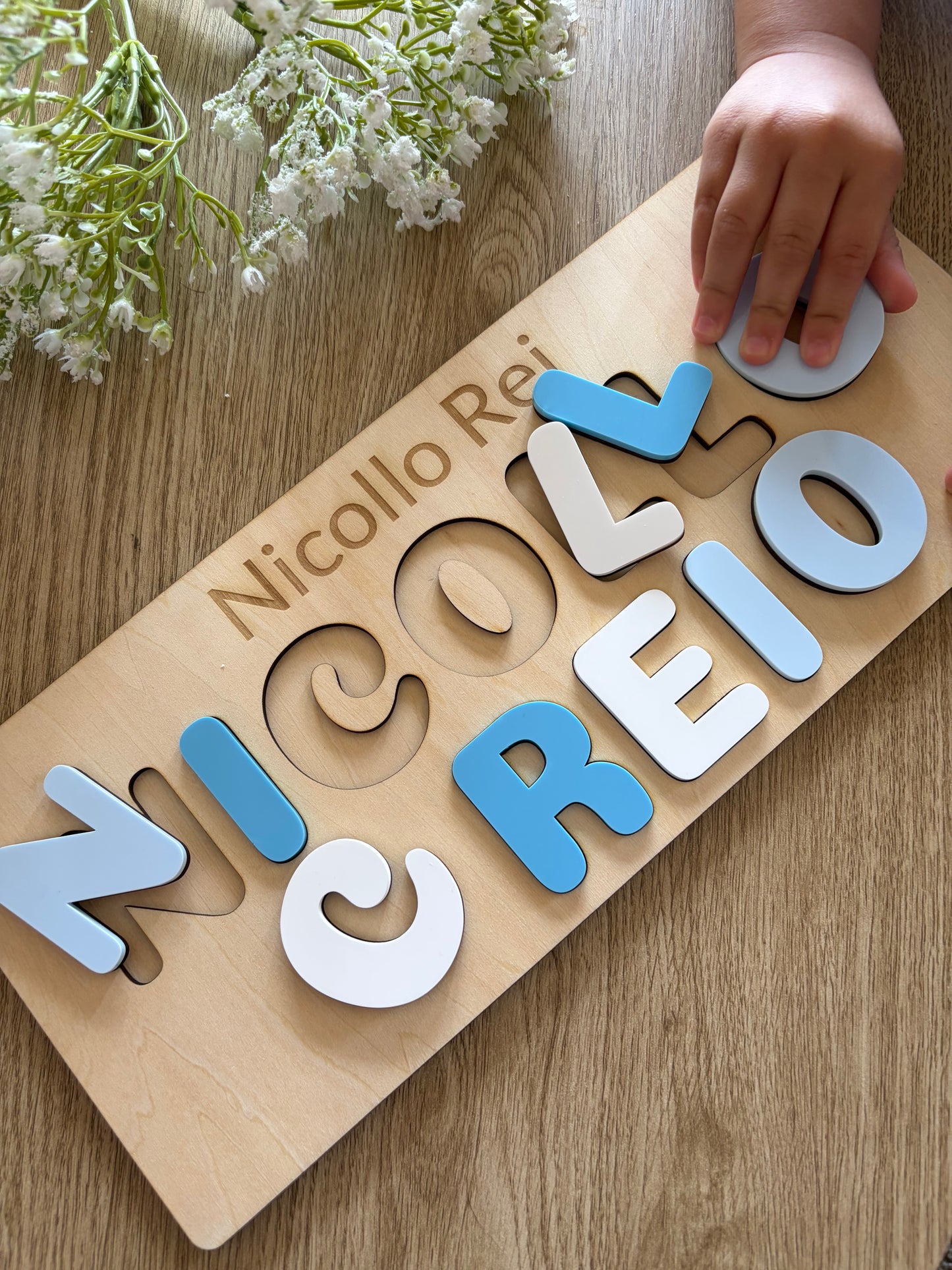 PERSONALIZED NAME PUZZLE (Acrylic & Wood)