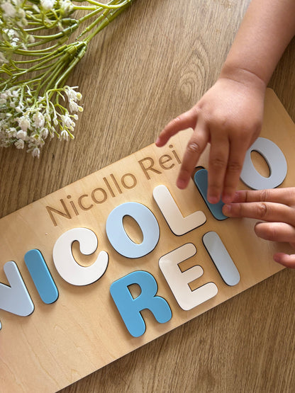 PERSONALIZED NAME PUZZLE (Acrylic & Wood)