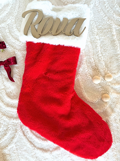 SANTA SOCKS WITH NAME