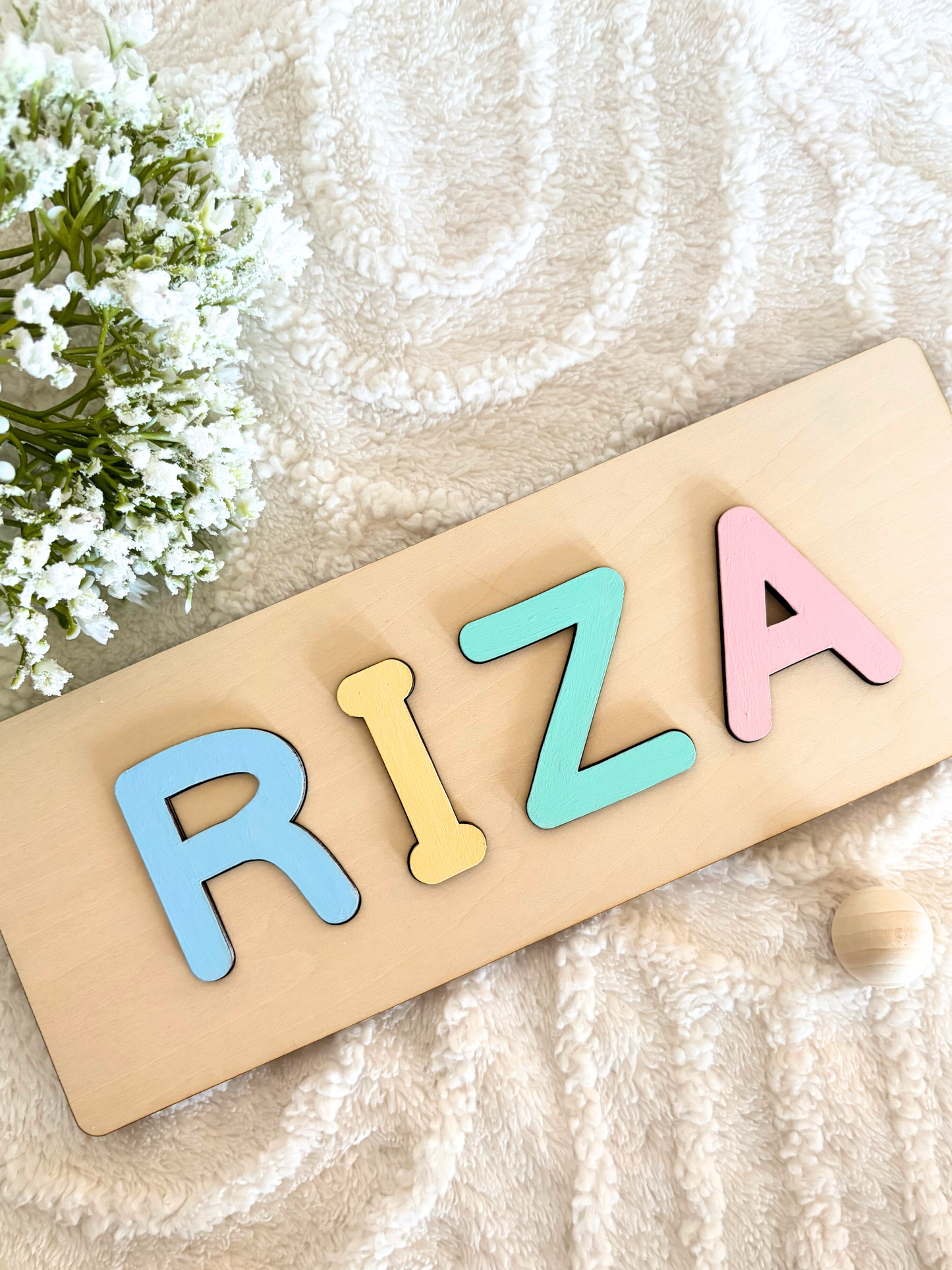 WOODEN NAME PUZZLE (1 NAME)