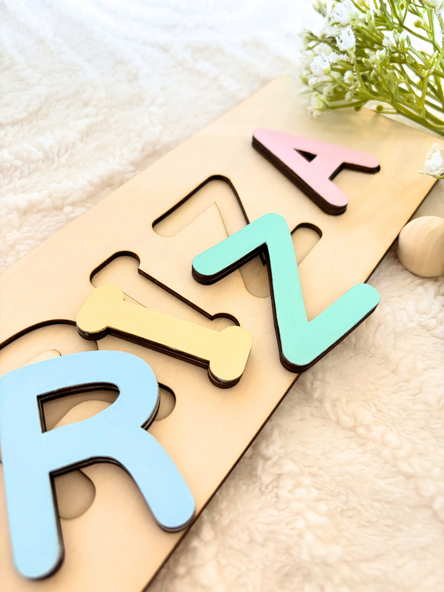 WOODEN NAME PUZZLE (1 NAME)