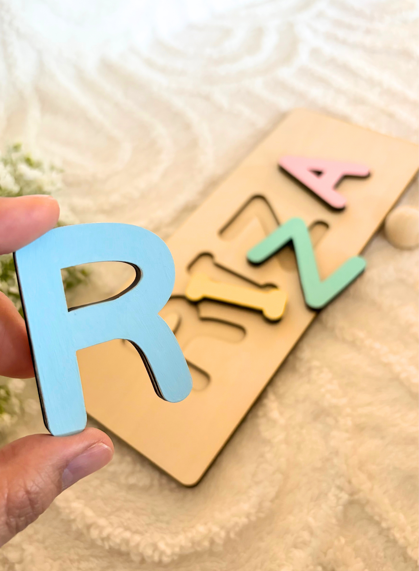 WOODEN NAME PUZZLE (1 NAME)