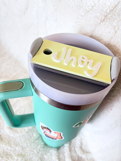 TUMBLER NAME PLATE